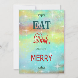 Sei fröhlich feiertagskarte