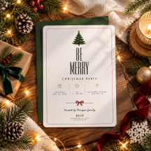 Sei fröhlich | Moderne Typografie Weihnachtsfeier