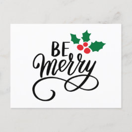 Sei fröhlich postkarte