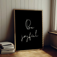 Sei fröhlicher weißer Schriftart