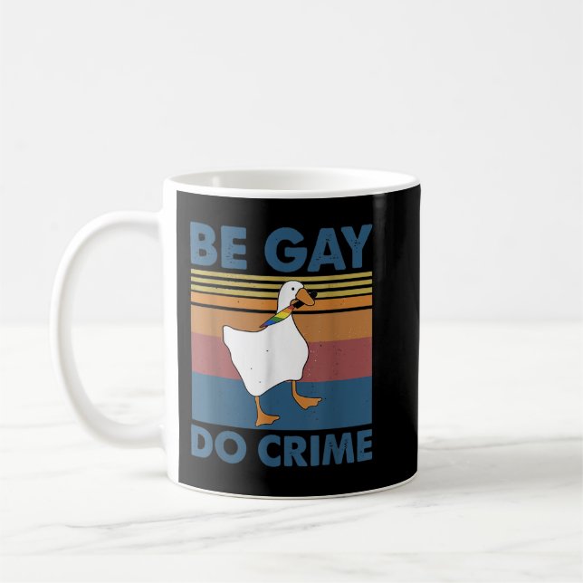 Sei Gay Do Crime Kaffeetasse (Links)