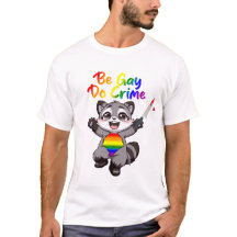 Sei Gay Do Crime LGBTQ+ Pride Raccoon