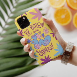 SEI GEDULDIG MIT DIR SELBST, SELF-LOVE-CARTOON-ZIT iPhone 16 PRO MAX HÜLLE