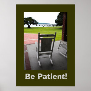 Sei geduldig! poster