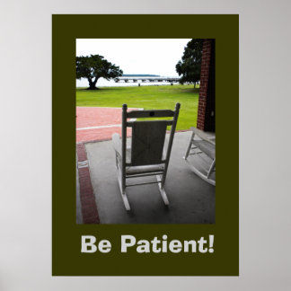 Sei geduldig! poster