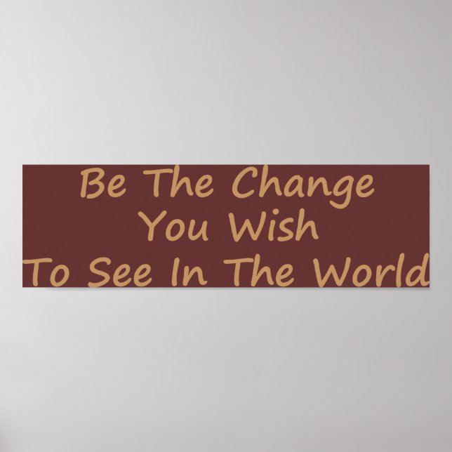 Sei gelb poster (Vorne)