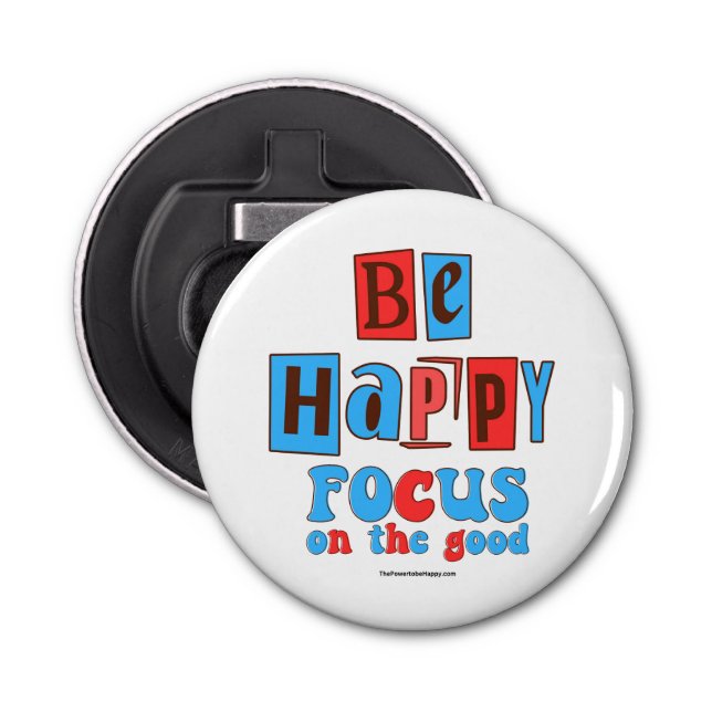 SEI GLÜCKLICH AUF DEN GUTEN FLASCHENOPENER KONZENT FLASCHENÖFFNER (Vorderseite)