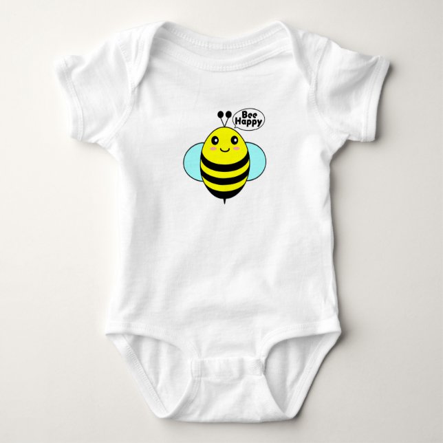 Sei Glücklich Baby Strampler (Vorderseite)