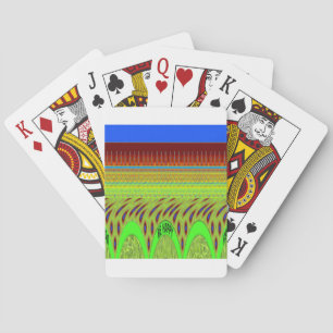 Sei glücklich bunt Polka Dot Motif Geschenk Spielkarten