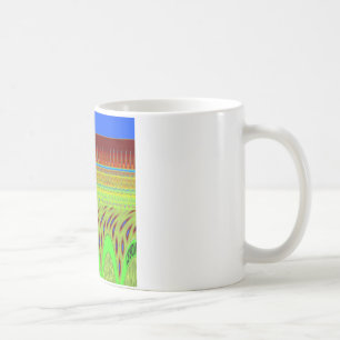 Sei glücklich Buntes Punkte-Muster-Geschenk Tasse