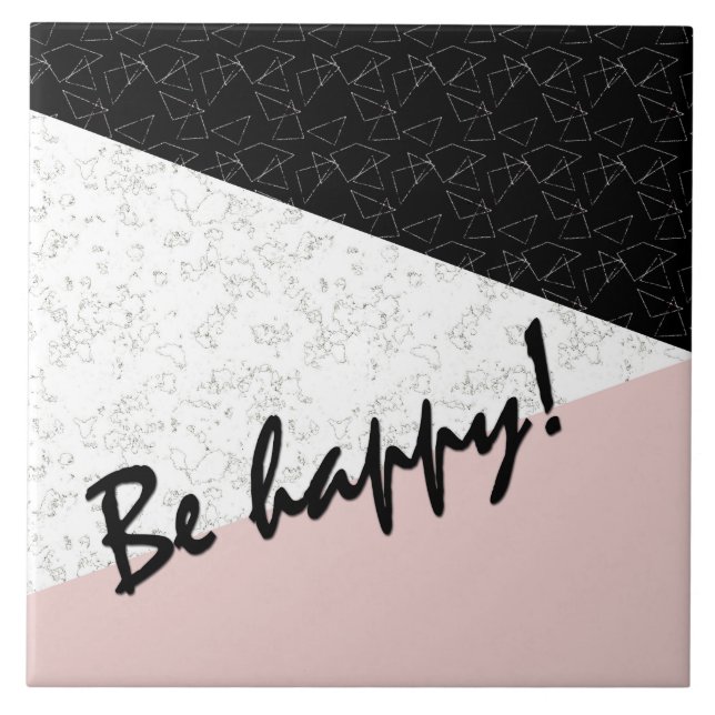 Sei glücklich! fliese (Vorderseite)