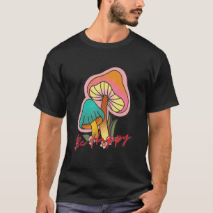 Sei glücklich Hippie Friedenszeichen Yoga Hippies T-Shirt