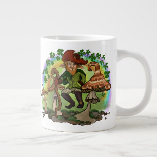 Sei glücklich mit Yee! Leprechaun-Tasse Jumbo-Tasse