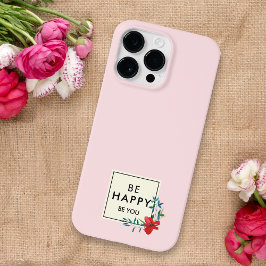 Sei glücklich Niedliche florale Delikate Poppy Blo Case-Mate iPhone 14 Pro Max Hülle