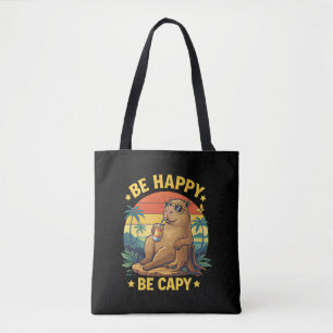 Sei glücklich, sei Capy Capybara lustiges Meme