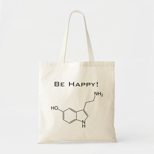 Sei glücklich! Serotonin Bag Tragetasche (Vorne)