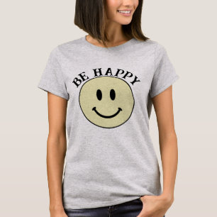 Sei glücklich Smile Face T-Shirt