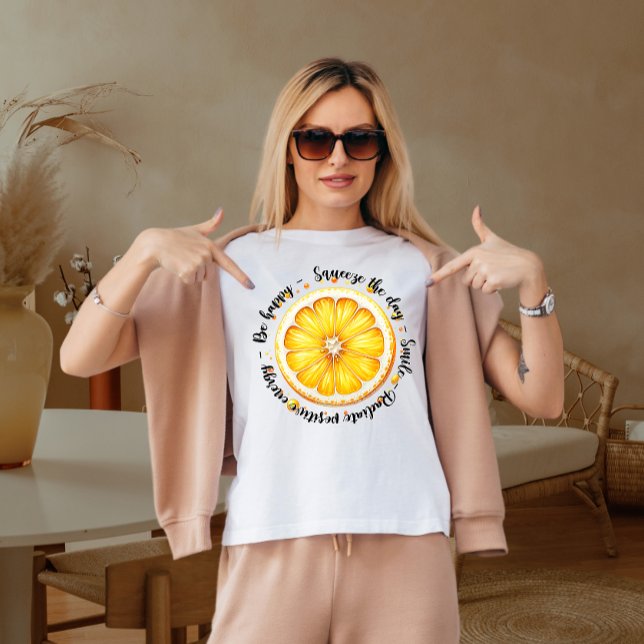 Sei glücklich T-Shirt (Von Creator hochgeladen)