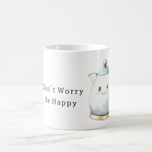 Sei Glücklich Teekanne Kaffeetasse (Mittel)