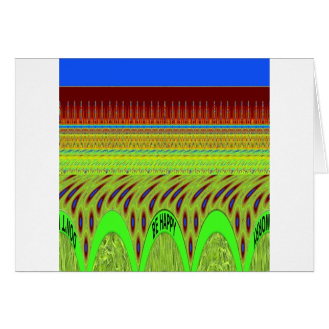 Sei glücklich über einen schönen Tag (Vorderseite (Horizontal))