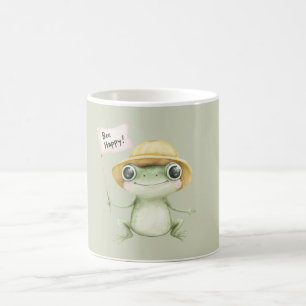 Sei glücklicher Frosch Kaffeetasse