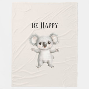 Sei Glückliches Koala Bär Fleecedecke