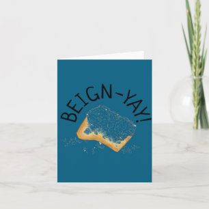 Sei gn Yay New Orleans Nola Beignet Gebäck Feinsch Karte
