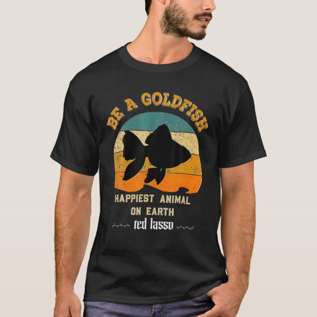 Sei Goldfish, Coach, Motivation, Funny Soccer Foss T-Shirt (Vorderseite)