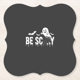 Sei Gruseliger Halloween-Geist Fledermaus Design_1 Untersetzer