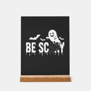 Sei Gruseliges Halloween-Geist Fledermaus Design_1 Acrylschild
