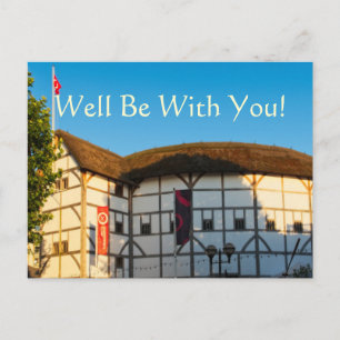 Sei gut bei dir! Shakespeare Postcard Postkarte
