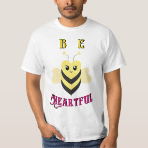 Sei herzlich Tag September Bee Queen Honey Heart T-Shirt