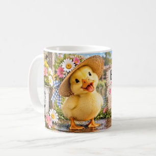 Sei heute ein bisschen heller Entenküken-Tasse Kaffeetasse