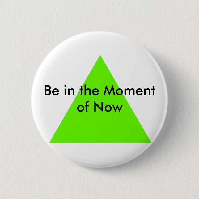 Sei im Augenblick der MUSEUM Zazzle Geschenke Button (Vorderseite)