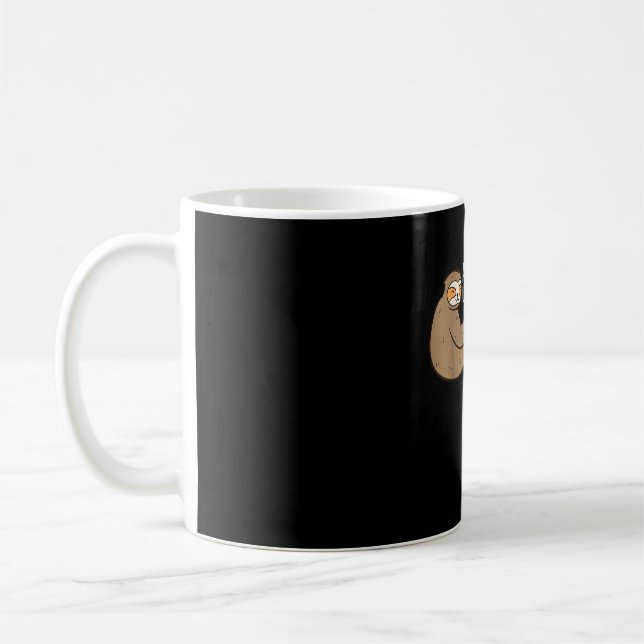Sei immer du selbst, außer du kannst ein Faultier  Kaffeetasse (Links)
