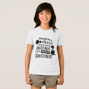 Sei immer du selbst Inspirierender Spruch Tri-Blend Shirt