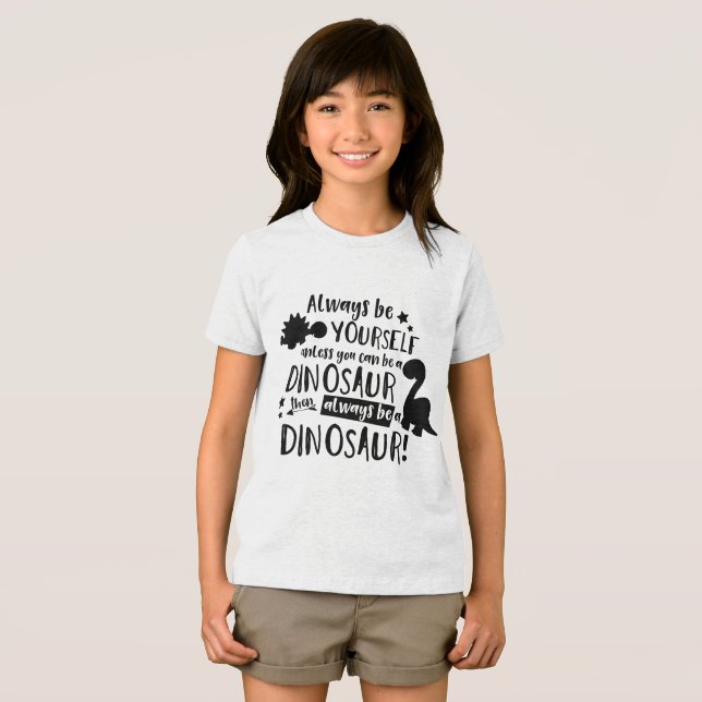 Sei immer du selbst Inspirierender Spruch Tri-Blend Shirt (Vorderseite Voll)