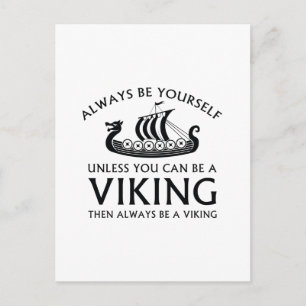 Sei immer du selbst postkarte