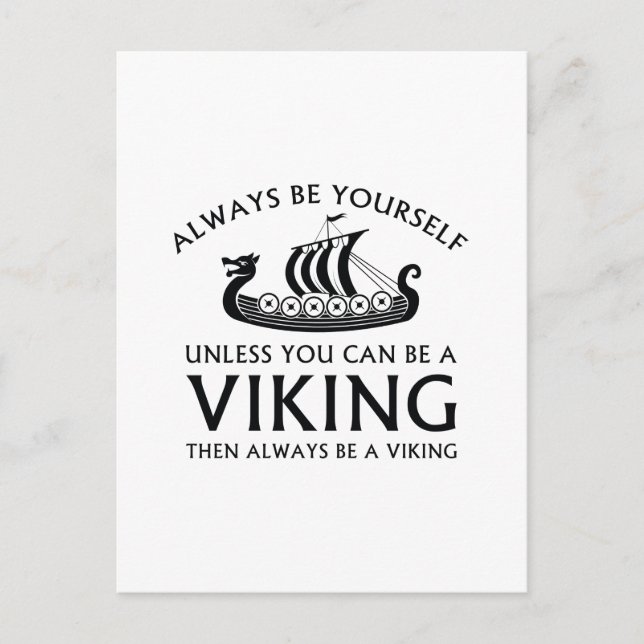 Sei immer du selbst postkarte (Vorderseite)