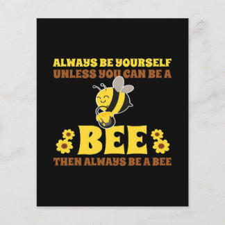 Sei immer ein Bee-Geschenk| Süße Biene zum Muttert Flyer