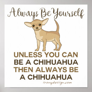 Sei immer ein Chihuahua Poster