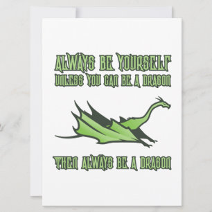 Sei immer ein Drache Save The Date