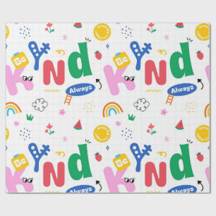 Sei Immer Freundlich Geschenkpapier