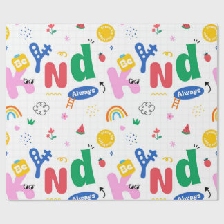 Sei Immer Freundlich Geschenkpapier