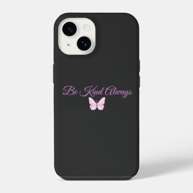 Sei immer freundlich 💖 iPhone hülle (Rückseite)