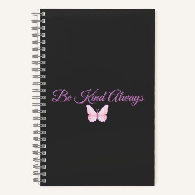 Sei Immer Freundlich 💖 Notizbuch (Vorderseite)