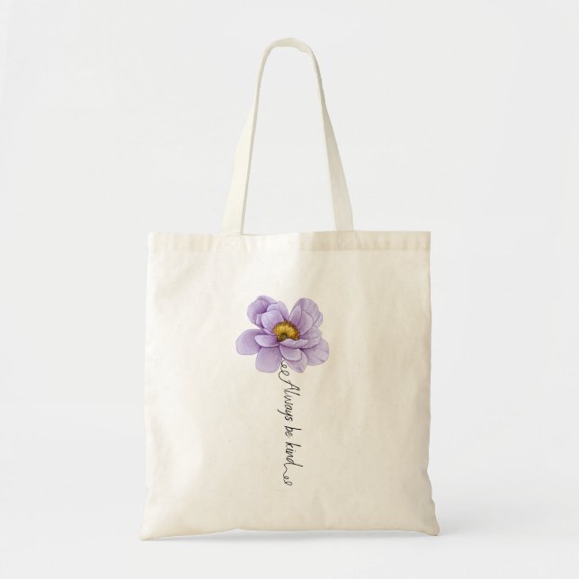 "Sei immer freundlich"-Tasche Tragetasche (Vorne)