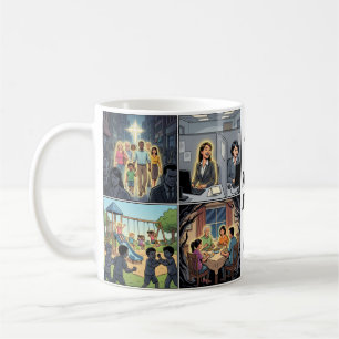 Sei in, nicht von Comic Kaffeetasse