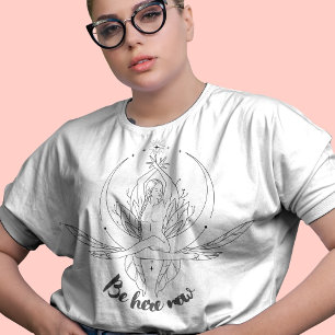 Sei jetzt hier Ram Dass Mindfulzio Design T-Shirt