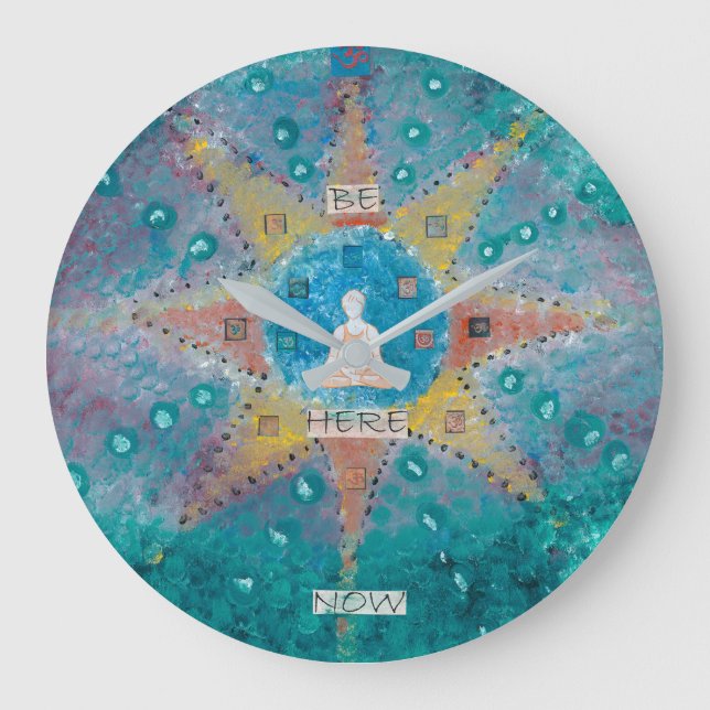 Sei jetzt hier Uhr (Vorderseite)